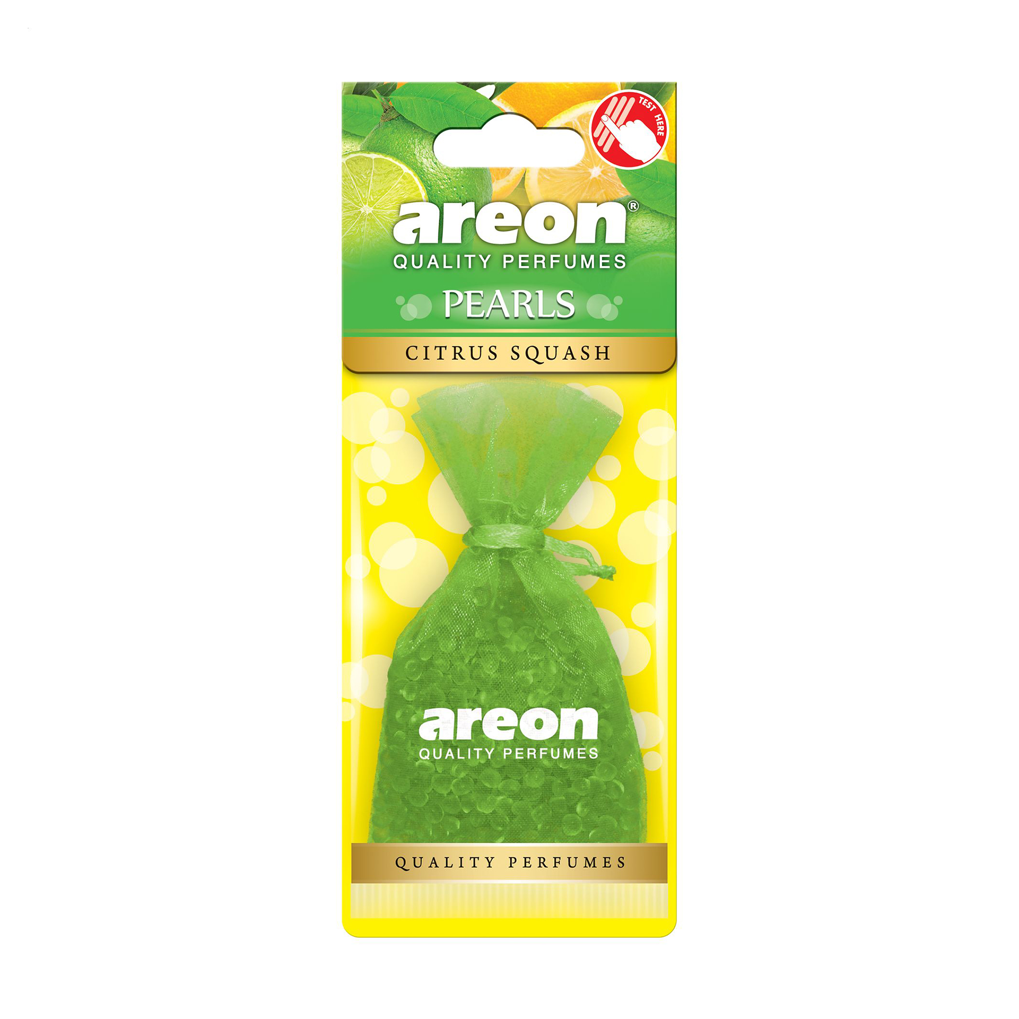 Ароматизатор для автомобіля Areon Pearls, Citrus Squash, 25 г
